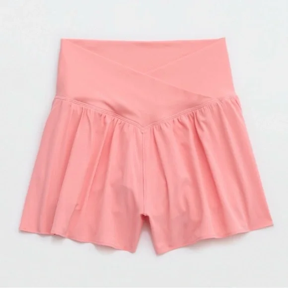 Aerie Crossover Flowy Stretch Shorts - Picture 5 of 8